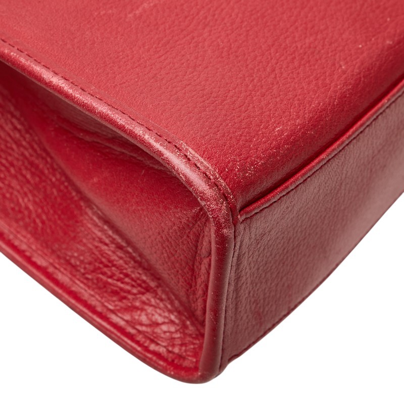 Borsa a tracolla Saint Laurent YSL con logo in pelle rosa da donna