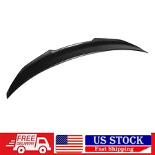 Spoiler For Infiniti Q50 14-21 GLOSS Glossy Black PSM STYLE TRUNK