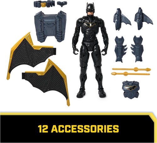 DC Comics Batman Adventures, 30-centimetre Night Sky Batman Action Figure with E - Picture 5 of 7