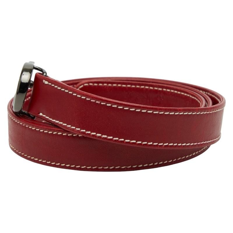 GUCCI Belt Size 70 28 Red Leather Women's Vintage Used | eBay