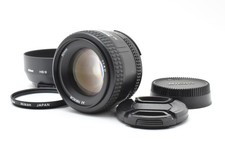  MINT w/ Hood Nikon AF NIKKOR 50mm f/1.4D Standard Prime Lens F Mount JAPAN