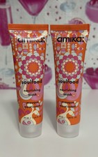 AMIKA Soulfood Nourishing Hair Mask set of 2 x 30ml Unboxed, Foil Sealed Tubes 