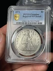 1871 PCGS VF Detail Seated Liberty Dollar