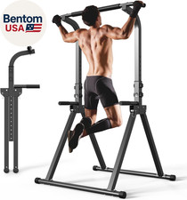Foldable Pull up Bar Free Standing Multi-Function Power Tower Dip Bar with Assis
