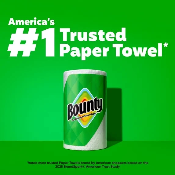 Bounty Paper Towels Select-A-Size White, 6 Mega Rolls, 164 Sheets per Roll
