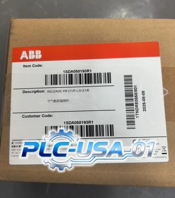 1PCS NEW ABB 1SDA058193R1 PR121/P-LSI E1-E6 SACE Emax ACB overcurrent release