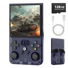 R36MAX Retro Handheld Game Console, 4.0 Inch IPS Screen Retro Gaming Console,...