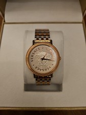 Versace Women's VEQX V-Dollar Gold and Silver Swiss Made 37mm Watch