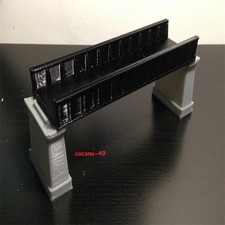 Z 1:220 Railway Bridge Scenery With Supporting Piers Model Train Layout Diorama