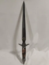 Medieval Crusader Knight Short Sword Dagger 20" Double Edged Fantasy Sword