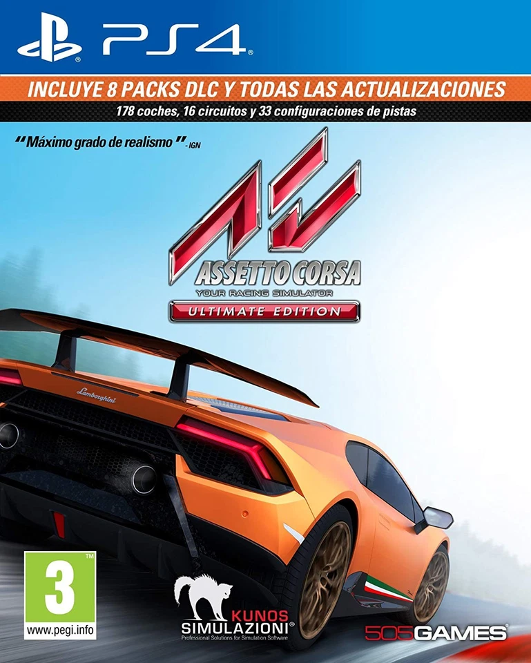 Asetto Corsa Ultimate Edition PS4 (SP) [PO79192]