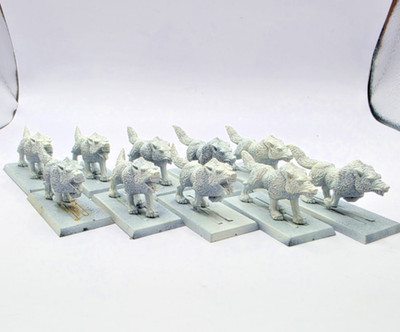 Games Workshop Warhammer 40K Space Wolves Fenrisian Wolf Miniatures 10 40000 OPP