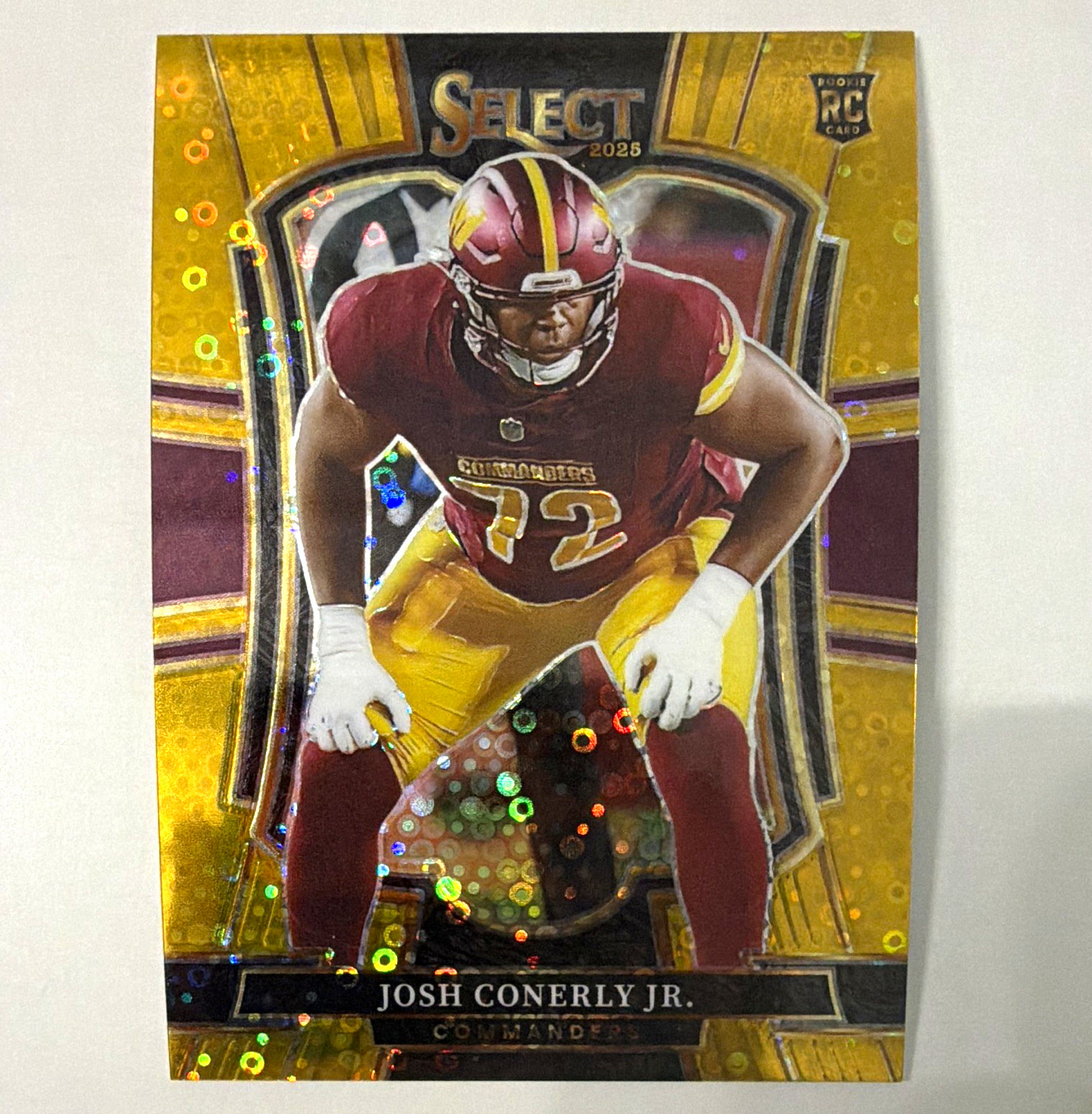 Josh Conerly Panini Select #187 Gold