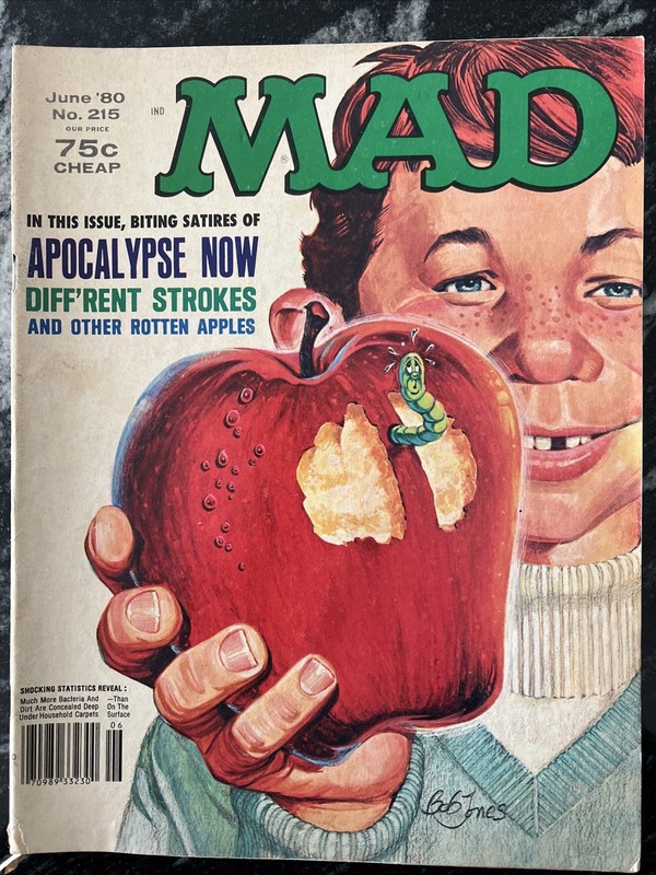 VTG Mad Magazine June 1980 No. 215 Other Rotten Apples 6.0 FN Fine No Label