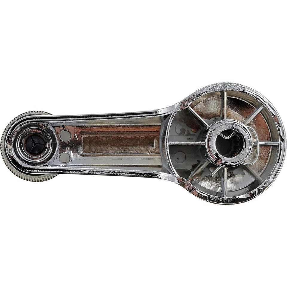 For Oldsmobile Cutlass Calais 1990 1991 Window Handle | Plastic Knob | Chrome - Image 2 of 4