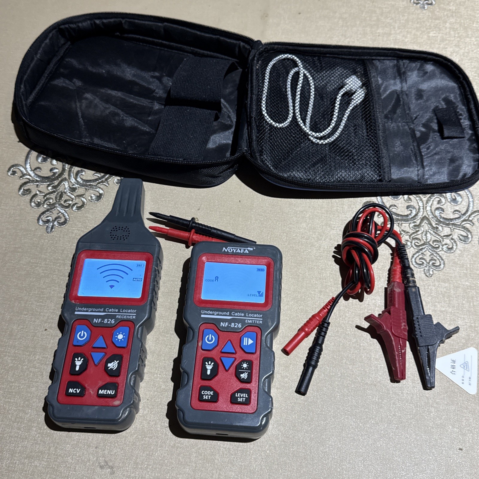 Noyafa NF-826 Underground Wire Tracer Cable Locator with Voltage Detection