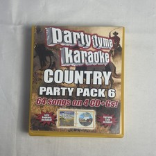 Party Tyme Karaoke Country Party Pack 6 64 Songs On 4 CDs Gs