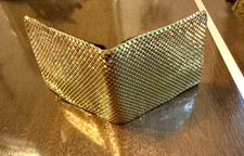 Vintage Whiting and Davis Gold Mesh Bifold Wallet