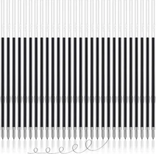 JANYUN 100 Pieces Ink Pen Refills Replaceable, 0.7mm 100 Count (Pack of 1) 