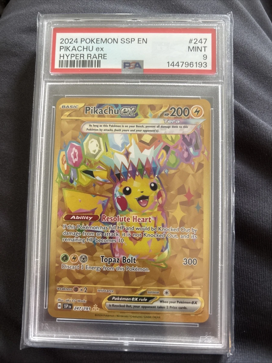 Pikachu Pokémon TCG Professional Sports Authenticator (PSA) Grade