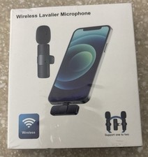 Wireless Lavalier Microphone for Video Recording Interview Vlog