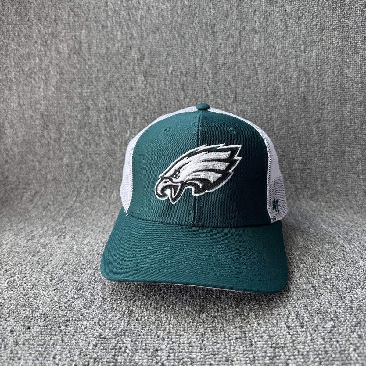 '47 Brand Philadelphia Eagles Trucker Strapback Green White Hat