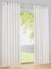 Vorhang weiß 175x135cm HEINE Dekostore 1tlg. Rautendesign (2) UVP: 34,99€ 5.6388
