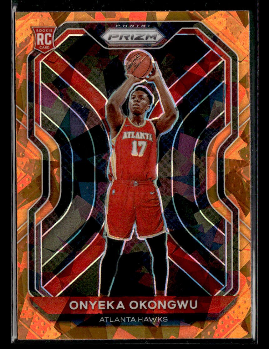 2020-21 Panini Prizm Onyeka Okongwu #260 Orange Ice Prizms Rookie