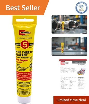Reliable No. 5 Pipe Thread Sealant   Soft-Setting, Lubricates for Quick Service