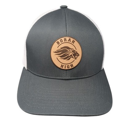 Borah High Snapback Mesh Back Trucker Hat Gray One Size Pacific Headwear