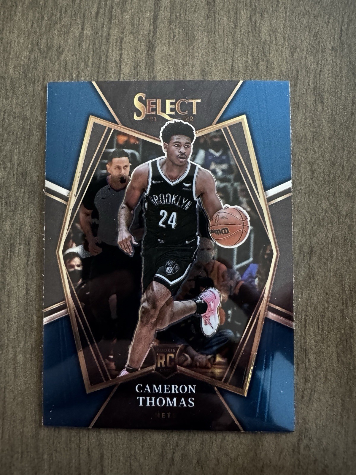 2021-22 Panini Select - Premier Level Cameron Thomas #126 Blue Prizm (RC)