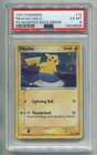 2007 POKEMON POP SERIES 5 PIKACHU #12/17 INVERTED BACK ERROR HOLO PROMO PSA 6