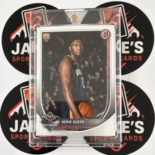 Bowman 2025 Derik Queen #8 Rookie New Orleans Pelicans Basketball Card