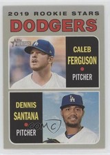 2019 Topps Heritage Rookie Stars Dennis Santana Caleb Ferguson #131 fm0