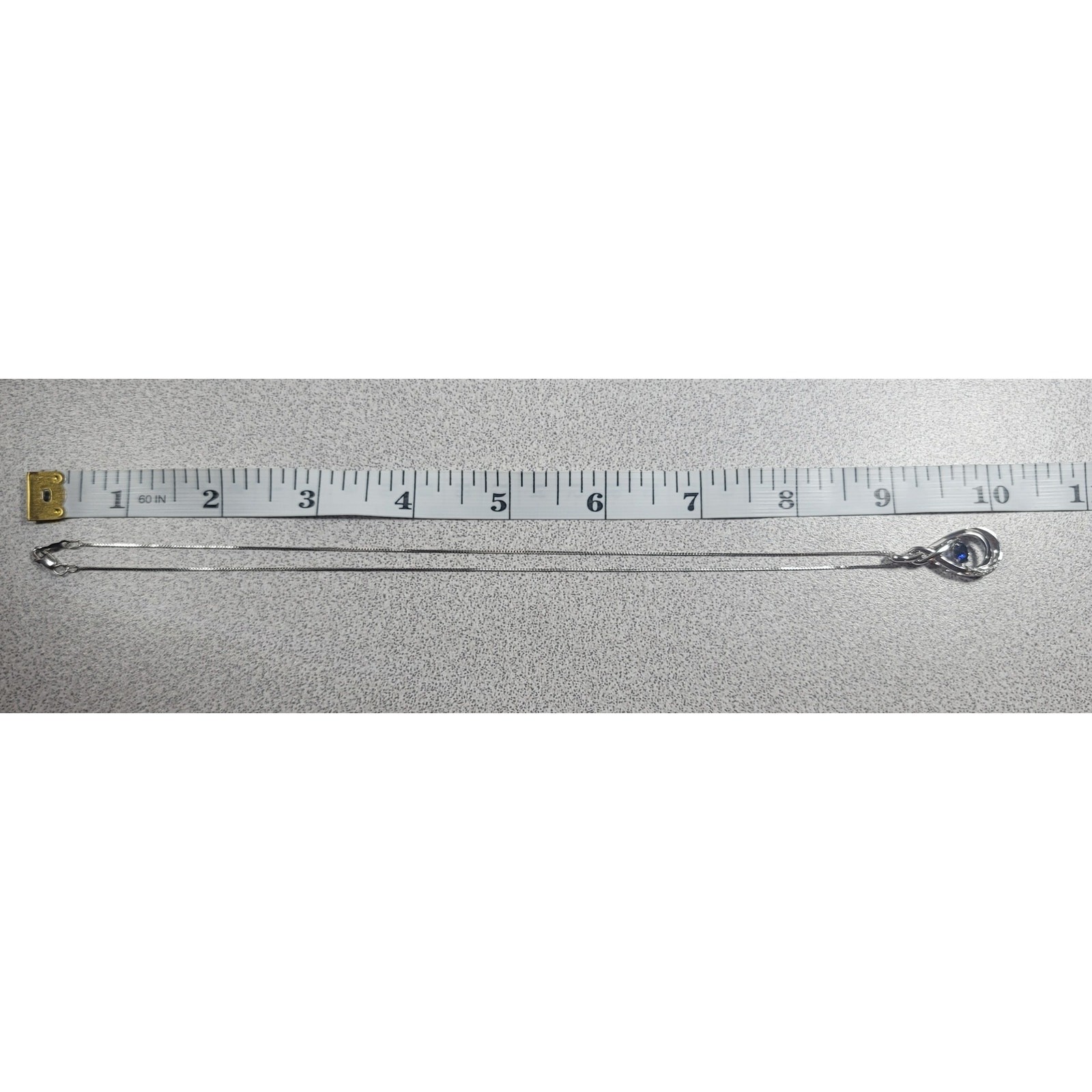 Sterling Silver Floating Stone Infinity Closure F… - image 4