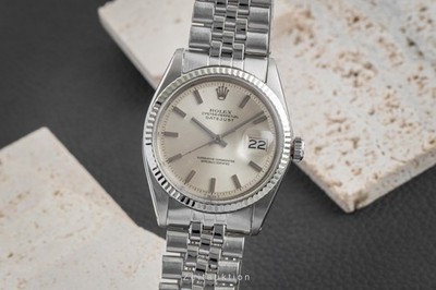 Rolex Datejust Stahl / Weissgold Automatik Herrenuhr Ref. 1601 Vintage