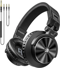 Wired DJ over Ear Headphones: Studio Stereo Monitor Headphones
