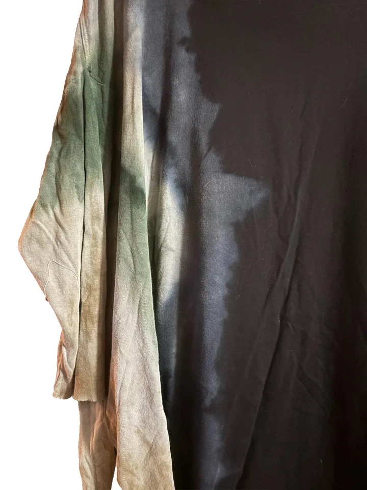 RAQUEL ALLEGRA 领带染料长袖豪华运动衫 Artsy Edgy Chic 尺寸 1(s/m) — 第 3/4 张图片