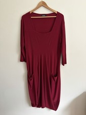 Feverfish Dark Red Evening Slinky Bodycon Dress Size XL