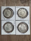 Lot Of 4 90% Silver Kennedy Half Dollars 3/1964-D 1/ 1964
