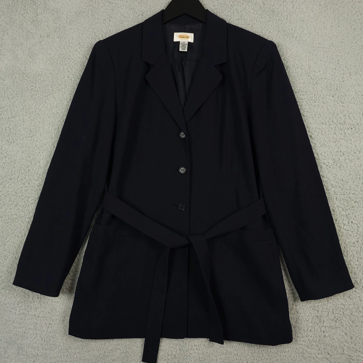 Blazer Femme Talbots - Taille 12 - Couleur Chartreuse (vert-jaune) - Doublé - Occasion Très Bon état