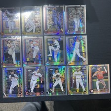 2025 Topps Chrome - Prism Refractors Lot Of 13