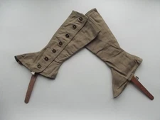 WW2 BRITISH ARMY NURSING MOSQUITO SPATS SIZE 4  DATED 1944