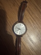 Michael Kors Runway Slim Leather Watch