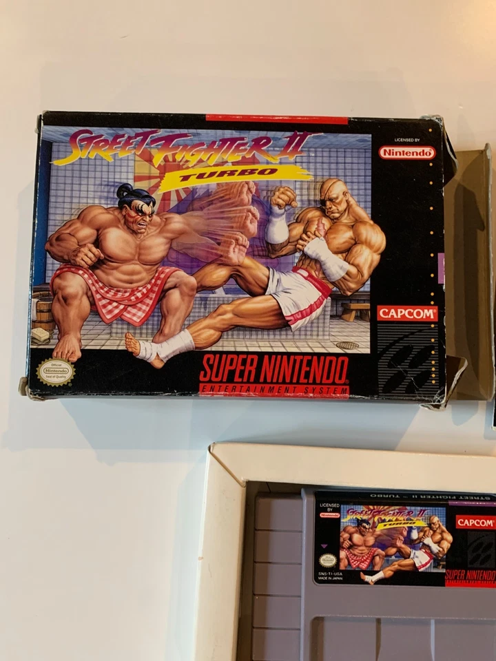 Super Street Fighter II Turbo SNES CIB Good Condition. Fast Shipping - Image 4 of 4