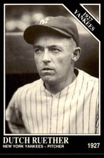 1991 The Sporting News Conlon Collection Dutch Ruether Baseball Cards #104