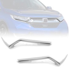 Hecasa Molding Compatible 2017-2019 Honda Cr-V Crv Front Bumper Head Light