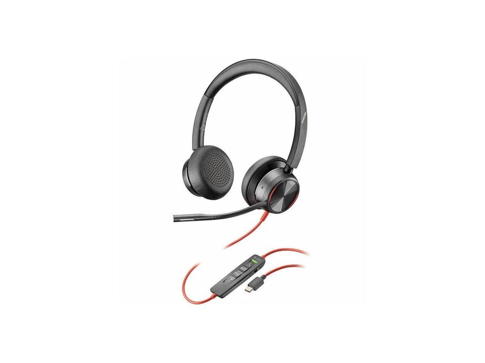 Poly Blackwire 8225 Headset - Stereo - USB Type C - Wired - 32 Ohm - 20 Hz - 20 - Image 2 of 4