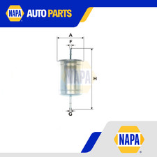 Image of Fuel Filter fits VOLVO V40 645 1.6 1.8 1.9 2.0 95 to 03 NAPA 30817997 Quality