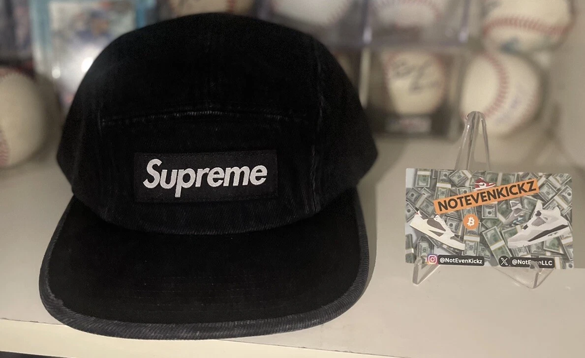 Chapeau Supreme NEUF   COTON NOIR RÉGLABLE